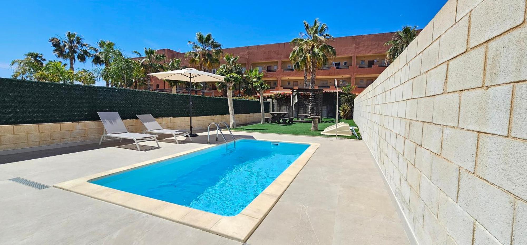 Homes Of Spain, Apartamentos Paraiso Vera Playa, Fatu Hiva, Bajo A Con Piscina Privada En Jardin Privado, Primera Linea De Playa, Wifi المظهر الخارجي الصورة