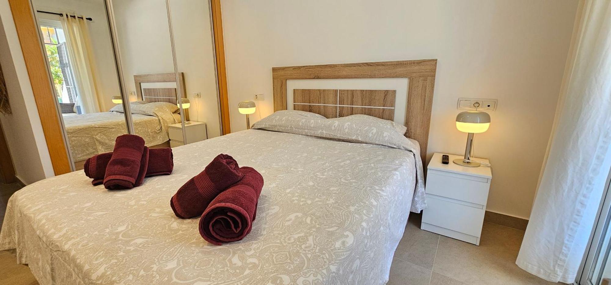 Homes Of Spain, Apartamentos Paraiso Vera Playa, Fatu Hiva, Bajo A Con Piscina Privada En Jardin Privado, Primera Linea De Playa, Wifi المظهر الخارجي الصورة