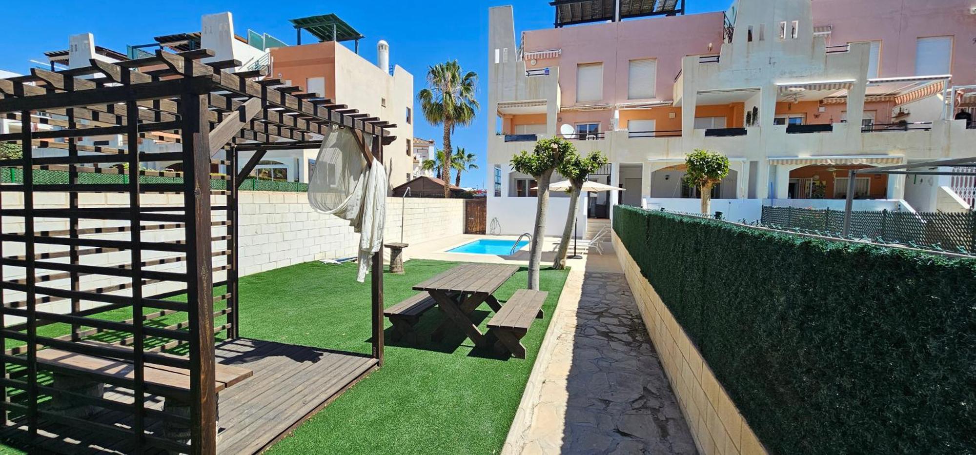 Homes Of Spain, Apartamentos Paraiso Vera Playa, Fatu Hiva, Bajo A Con Piscina Privada En Jardin Privado, Primera Linea De Playa, Wifi المظهر الخارجي الصورة