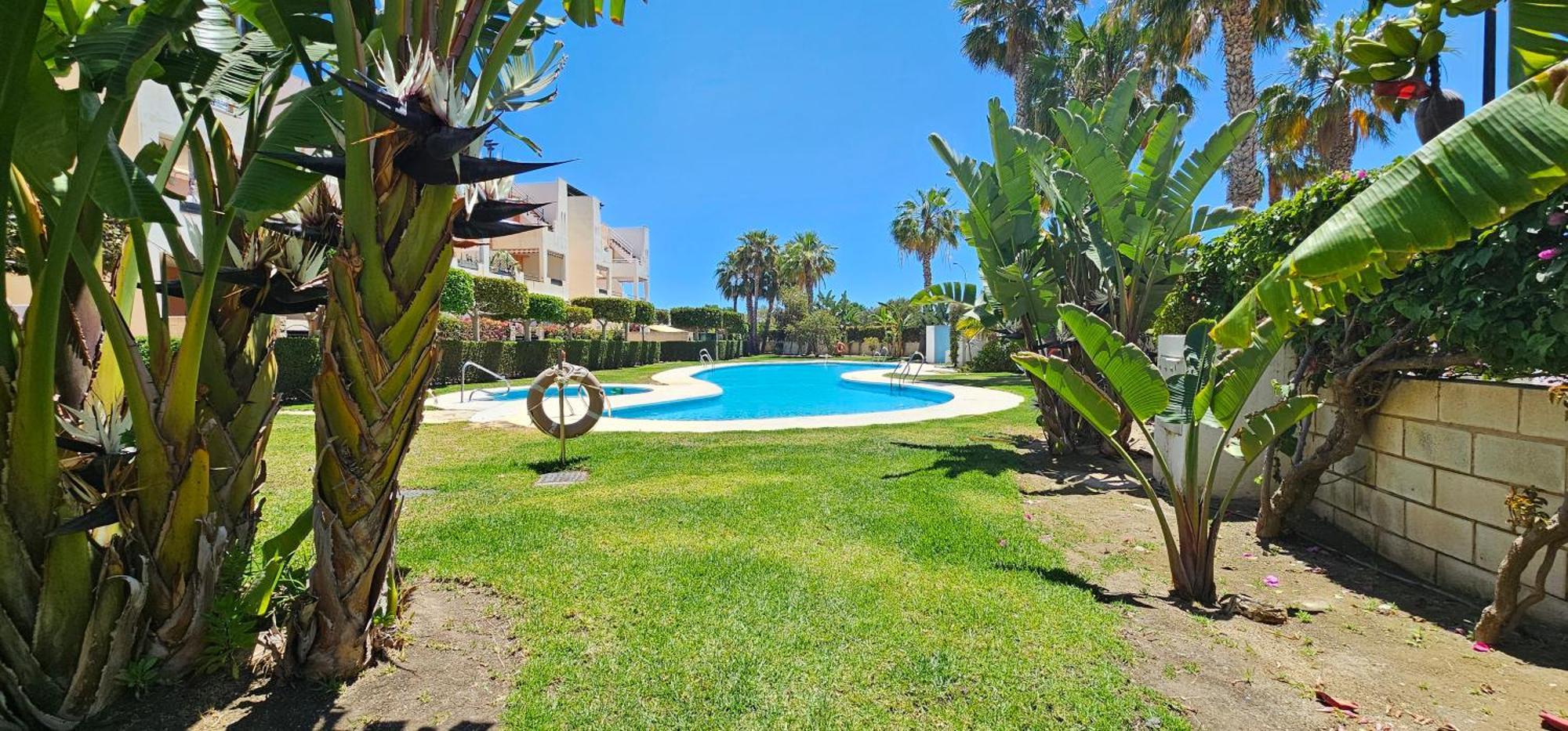 Homes Of Spain, Apartamentos Paraiso Vera Playa, Fatu Hiva, Bajo A Con Piscina Privada En Jardin Privado, Primera Linea De Playa, Wifi المظهر الخارجي الصورة